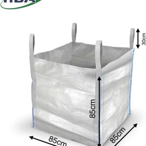 FIBC Bulk Bags Open Top & Flat Base 40% rPP - 85x85x85cm