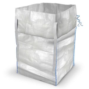 FIBC Bulk Bags Skirt Top & Flat Base 40% rPP - 90x90x90cm