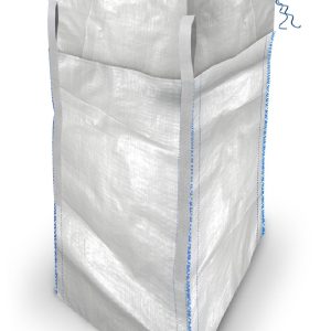 FIBC Bulk Bags Skirt Top & Discharge Spout - 100x100x200cm